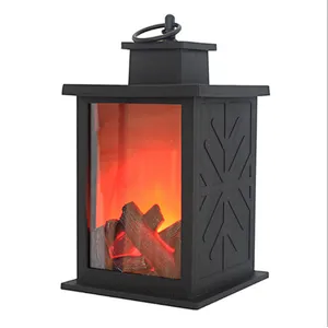 Decorative indoor battery power flame LED night light