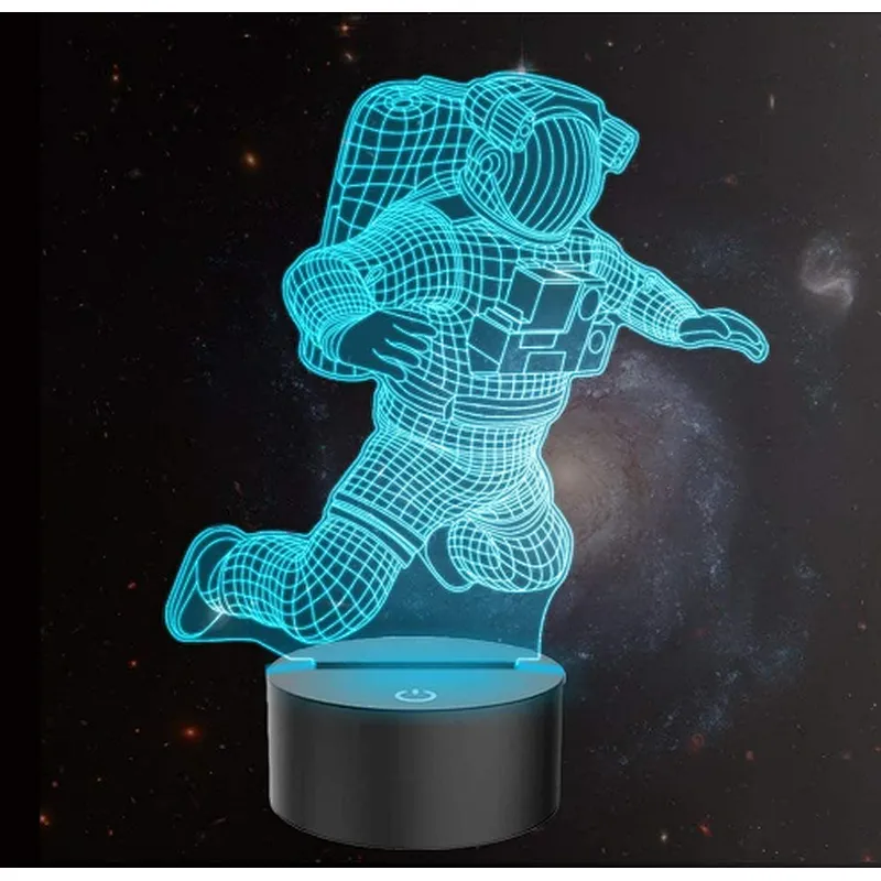 3D Astronaut illusion night light