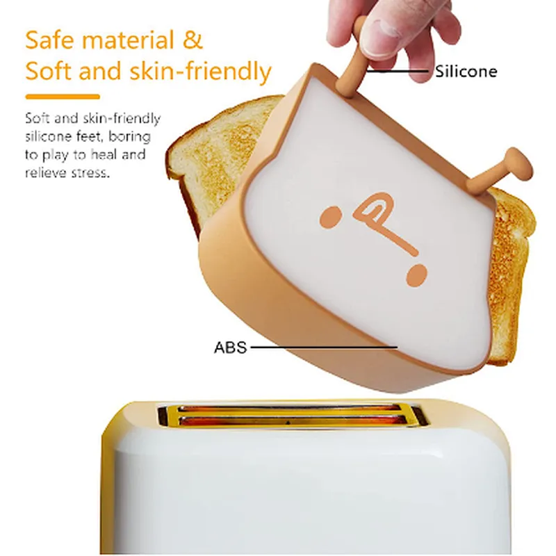 3D Decorative Toast night light