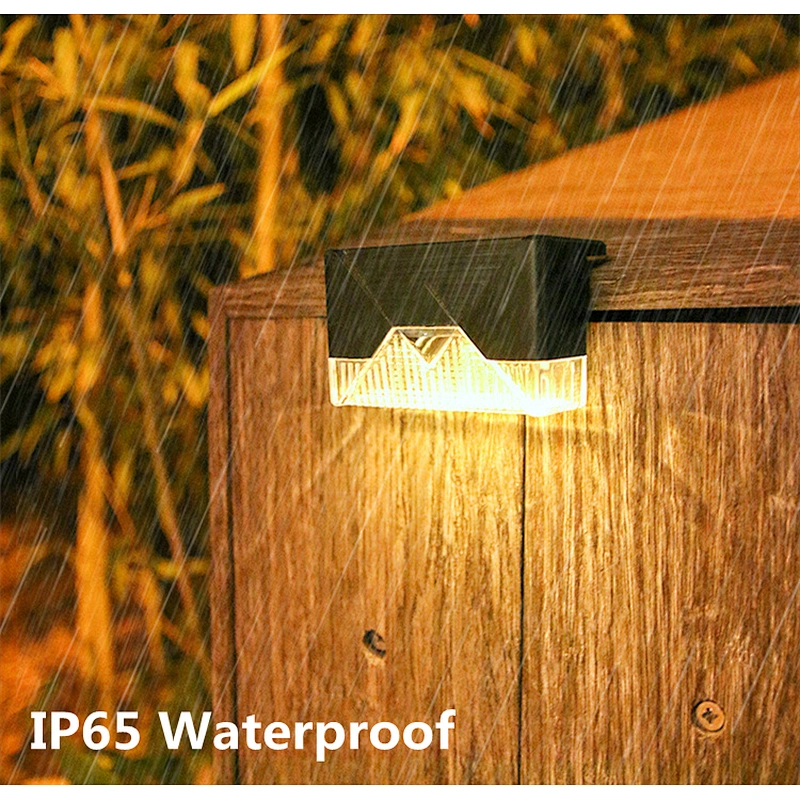 Fence waterproof IP65 external wall garden solar LED street light