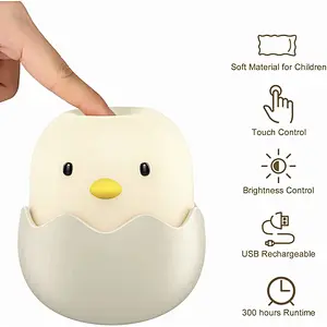 Chicken eggshell night light
