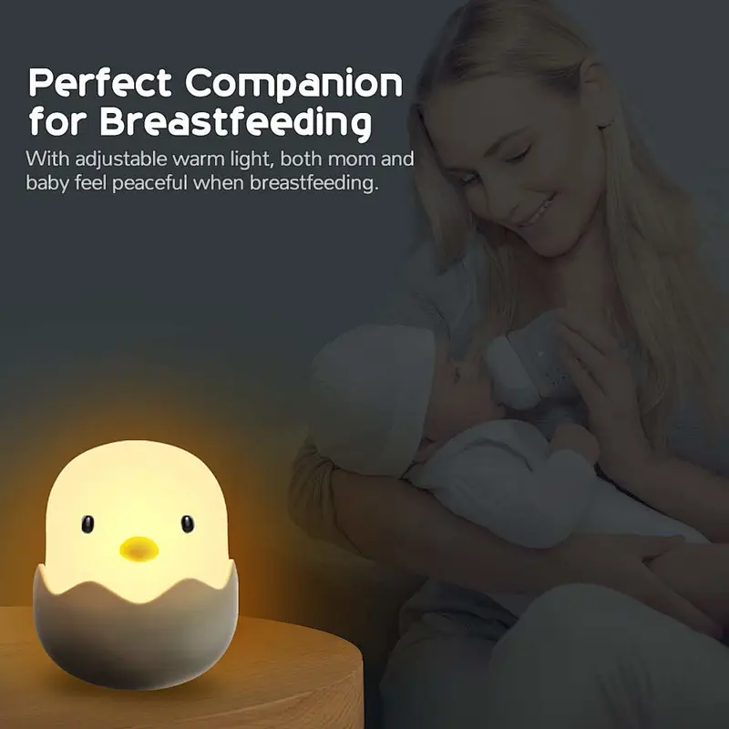 Chicken eggshell night light