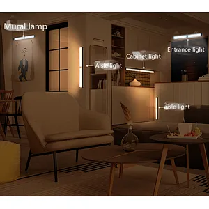 Stick-on motion sensor wireless USB 21cm LED night light