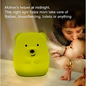 Silicone bear night light