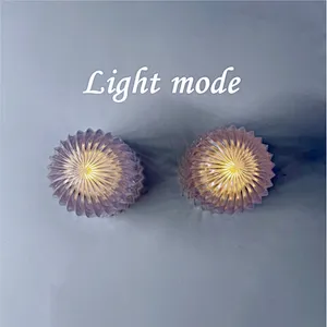 New design battery operated transparent candle light