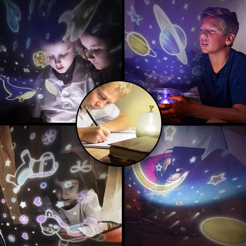 Star projector night light