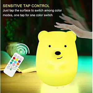 Silicone bear night light