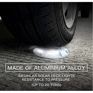 UFO aluminum durable waterproof IP67 outdoor solar sensor light