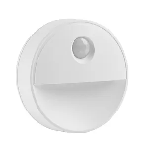 Battery operated round motion sensor night light