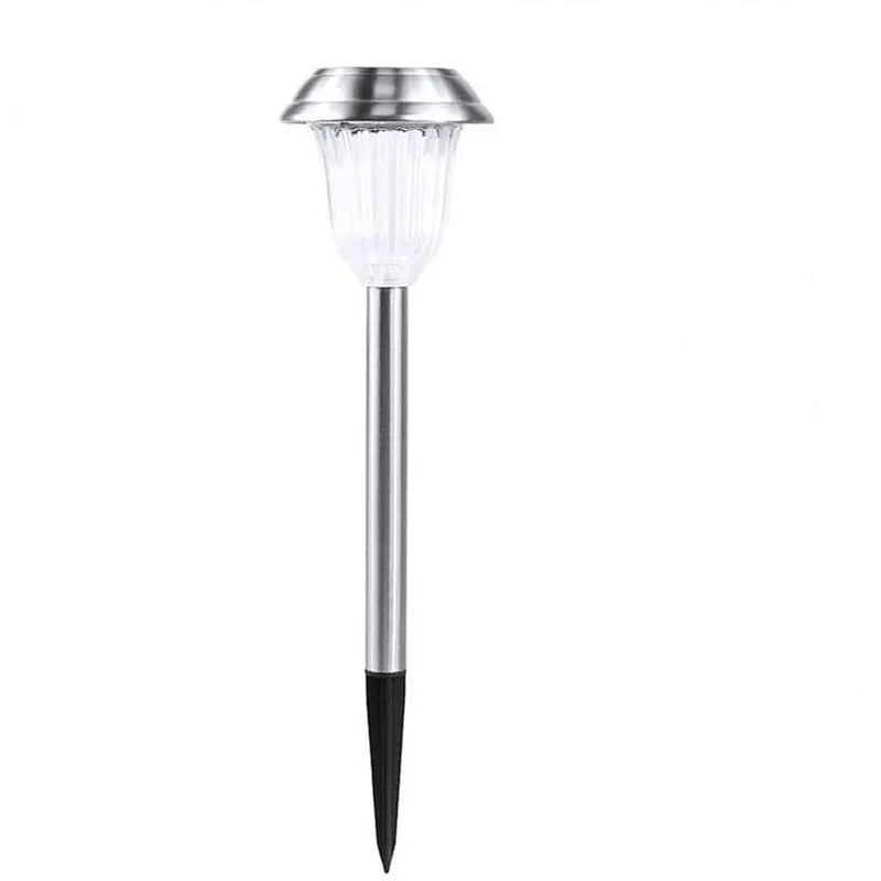 Decorative ground plug LED light outdoor pathway waterproof IP65 RGB solar garden lights