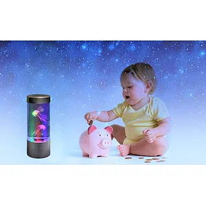 Fantasy yeelight night light bulb decoration jellyfish desktop lamp with color changing light