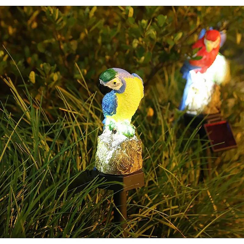Waterproof IP65 parrot landscape yard solar light