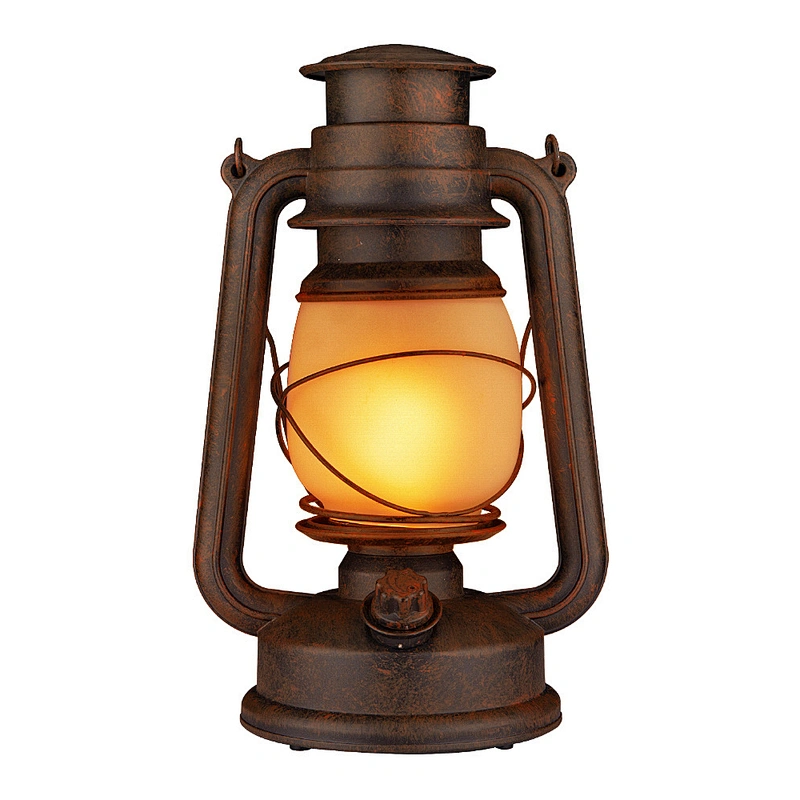 2 Modes vintage solar camping lantern