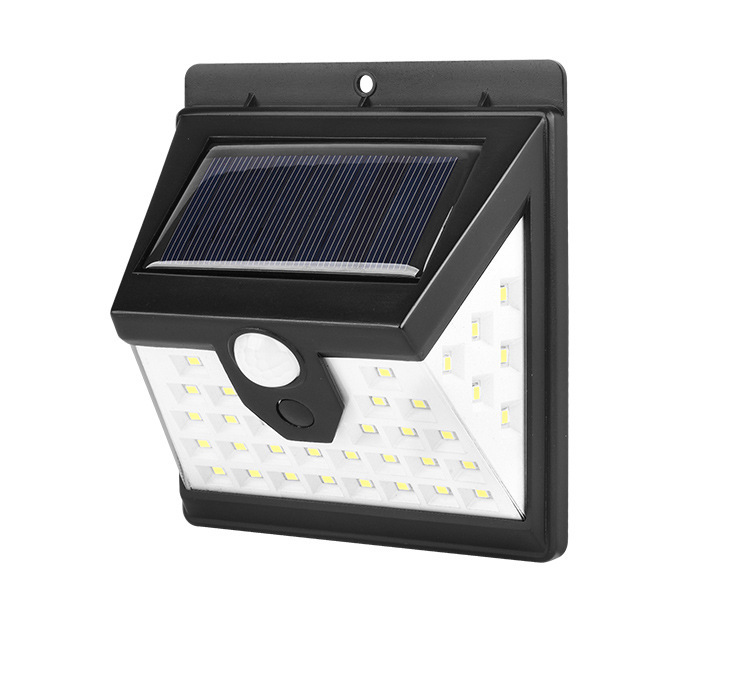 Street light lamp 40 LED waterproof IP65 motion sensor solar outdoor wall lights