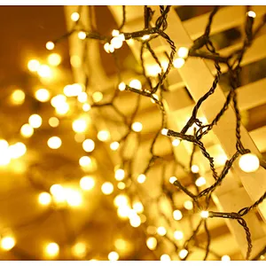 Decorative waterproof IP44 new arrival colorful garden 12 meters 100 LED solar string light