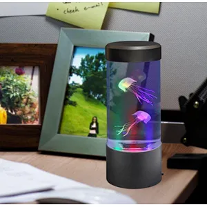 Fantasy yeelight night light bulb decoration jellyfish desktop lamp with color changing light