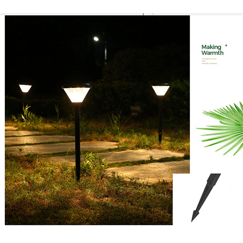 Landscape outdoor LED waterproof IP54 plug ground solar light