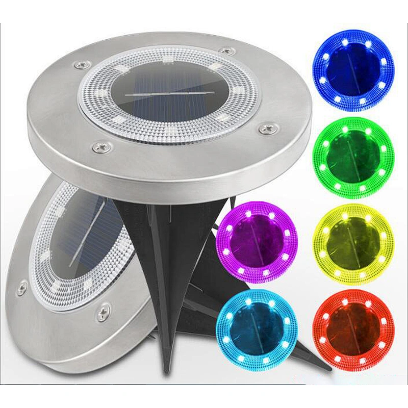New design decoration RGB waterproof IP65 solar LED lights outdoor for garden light