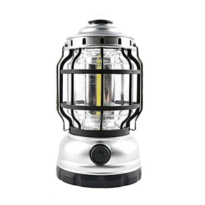 3*AA Vintage stepless dimming camping lantern