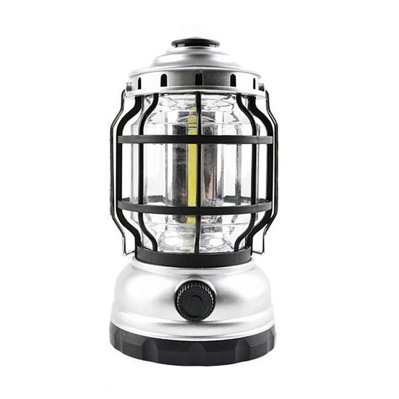 3*AA Vintage stepless dimming camping lantern