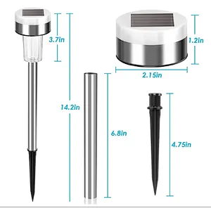 Stainless steel pathway LED waterproof IP65 the best light christmas outdoor solar lights