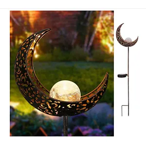 Backyard waterproof moon lamp decoration LED solar light