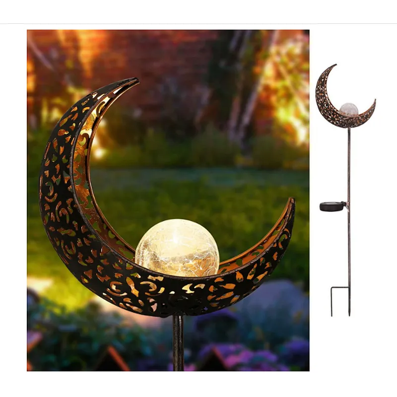 Backyard waterproof moon lamp decoration LED solar light
