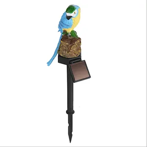 Waterproof IP65 parrot landscape yard solar light