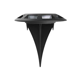 Outdoor garden round plug waterproof IP65 for garden decorative solar ground lights