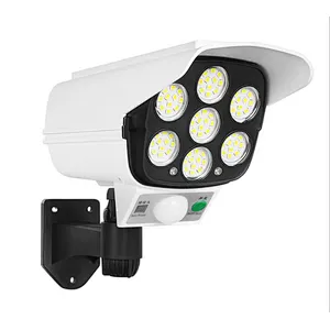 LED flood lights remote control motion sensor camera solar light