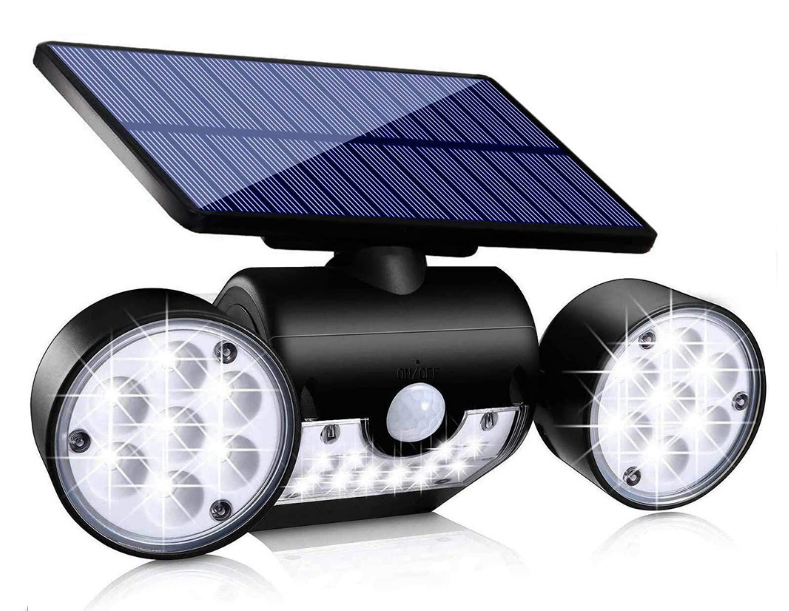 3 mode channel design wall LED road garden outdoor waterproof IP65 motion sensor solar light