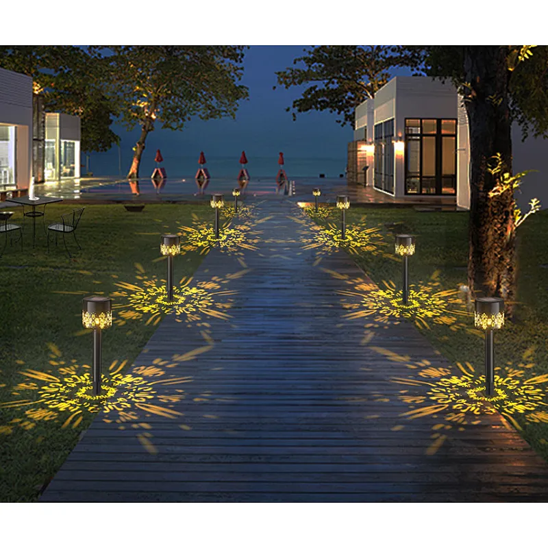 Decorative outdoor light LED street RGB landscape plug waterproof IP65 solar garden lights