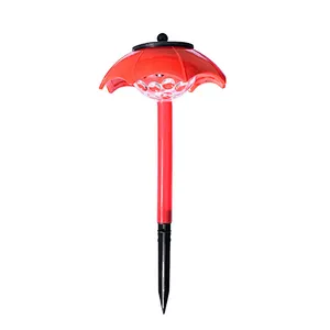 Outdoor landscape garden street LED umbrella courtyard solar light