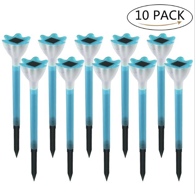 New design creative waterproof IP65 power LED light small flower outdoor solar lights