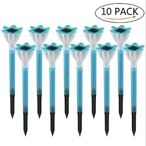 New design creative waterproof IP65 power LED light small flower outdoor solar lights