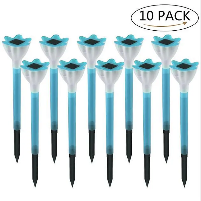 New design creative waterproof IP65 power LED light small flower outdoor solar lights