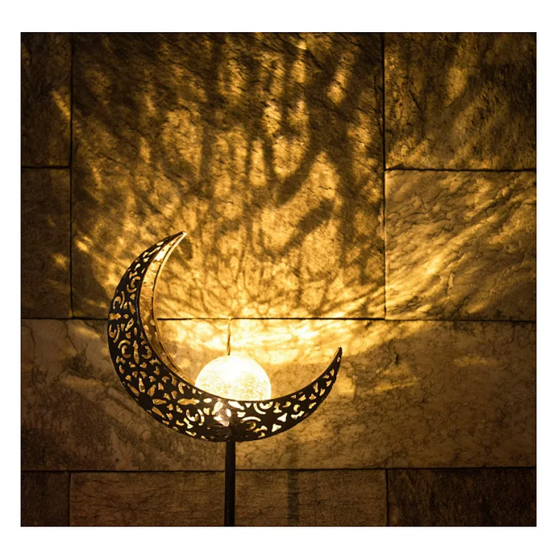 Backyard waterproof moon lamp decoration LED solar light