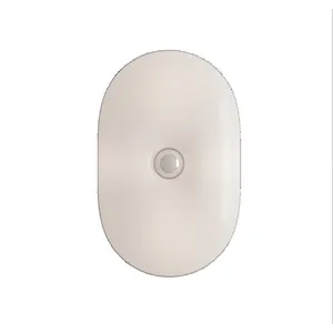 New design gift motion sensor baby room rechargeable hallway 3 color night light