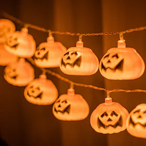Halloween decoration light LED pumpkin 2m 20 LED for party battery operated string outdoor lights