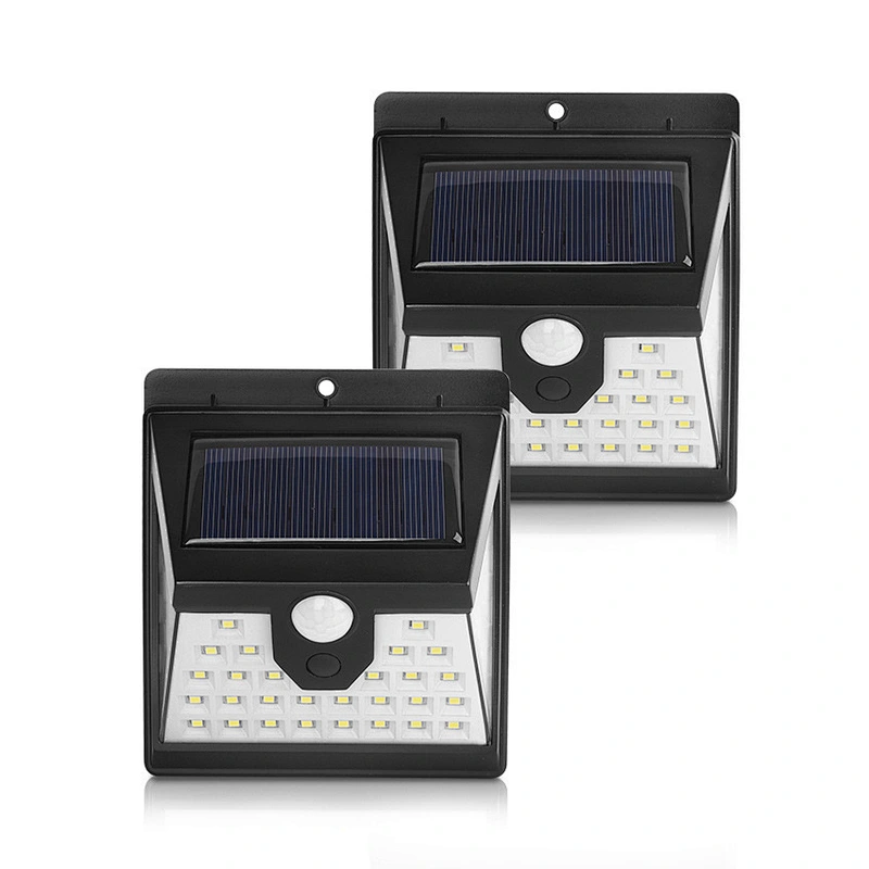 Street light lamp 40 LED waterproof IP65 motion sensor solar outdoor wall lights
