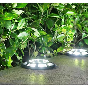 Outdoor garden round plug waterproof IP65 for garden decorative solar ground lights