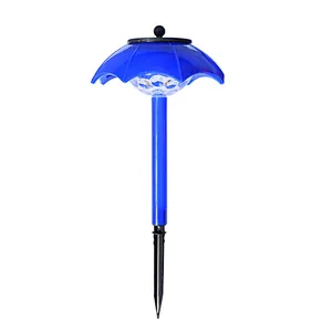 Outdoor landscape garden street LED umbrella courtyard solar light