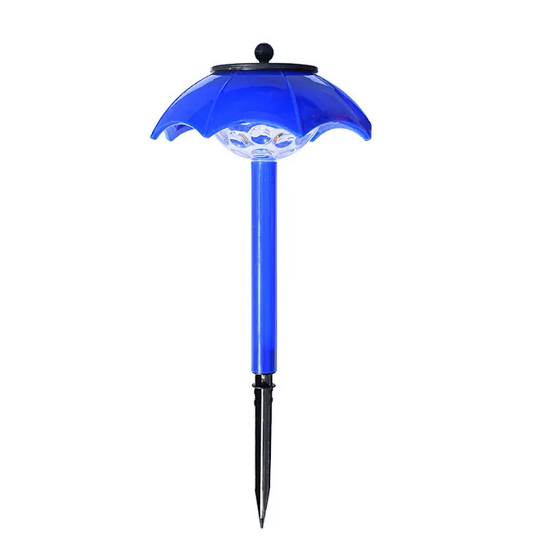 Outdoor landscape garden street LED umbrella courtyard solar light