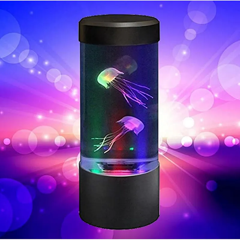 Fantasy yeelight night light bulb decoration jellyfish desktop lamp with color changing light