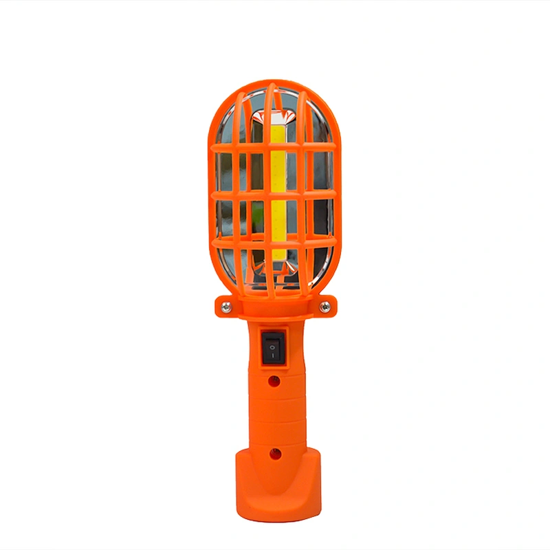 Portable ABS Orange 3*AA Battery 3W Cob Led Work Light For Car Repair
