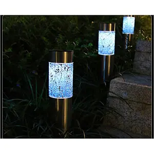 Wholesale high quality bollard garden pathway LED outdoor lawn waterproof IP65 solar pole light