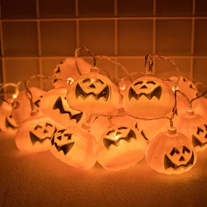 Halloween decoration light LED pumpkin 2m 20 LED for party battery operated string outdoor lights