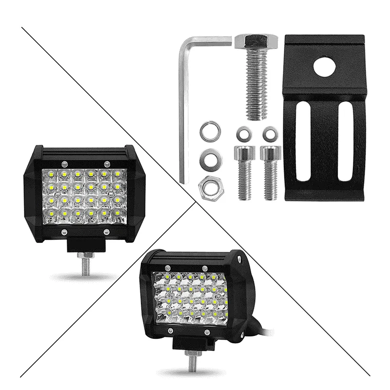 4 inch 72w waterproof automotive work light