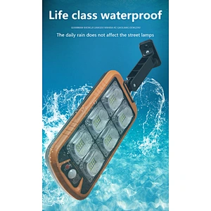 Intelligent 120 LED rotatable LED outdoor wall waterproof IP65 remote control solar flood light