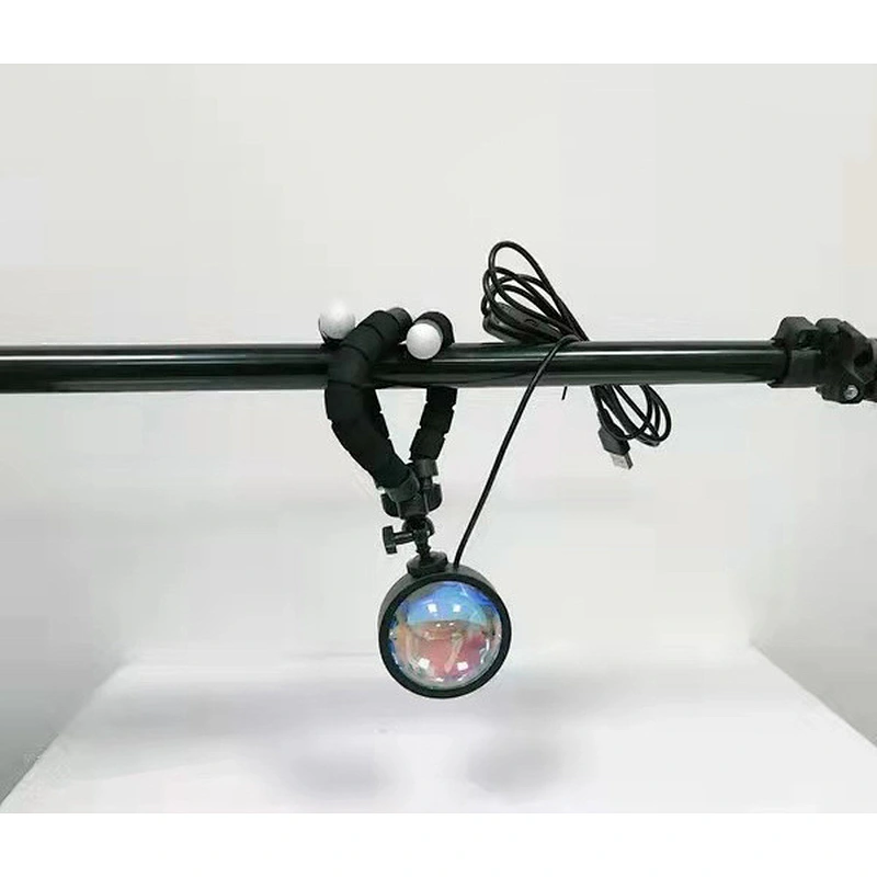 RGB 16 color led projector lamp rainbow night light 4 modes tripod sunset lamp